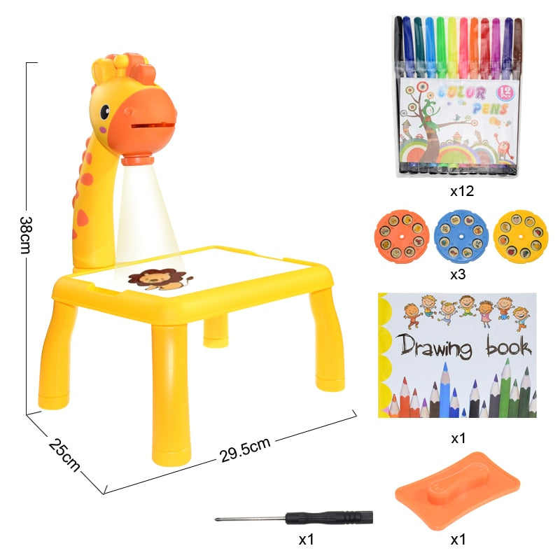 Leren tekenen - Painting projector