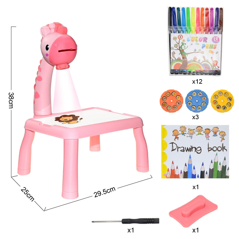 Leren tekenen - Painting projector