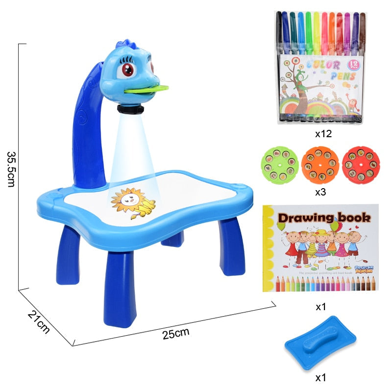 Leren tekenen - Painting projector